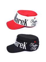 Flat Top Two-tone Embroidered Cap