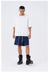 Men's Loose Reflective Short Sleeve Tees