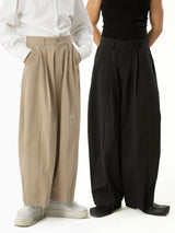 Casual Men's High-waisted Wide Leg Pants