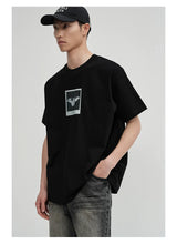 Printed 300G Long-Staple Cotton Short-Sleeve Tee