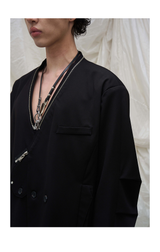 Double Hook Leather Rope Pants Chain