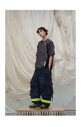 Reflective Multi-Pocket Nylon Cargo Pants