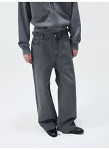14Oz Turkish Washed Denim Straight Pants