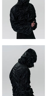 Lightweight Wrinkle Hooded Sun Jacket