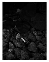 Handmade Oxidized Silver Inverted Cross Ring