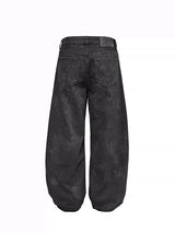 Vintage Washed Denim Banana Pants