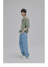 Lightweight Tapered Jeans