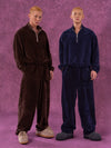 Men's Zip Stand Collar Corduroy Sweatshirt