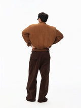 Imported Corduroy Wide Leg Straight Pants