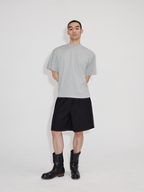 Oversized Short Sleeve Broad Shoulder Tees