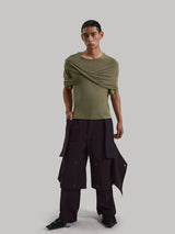 Crinkled Drawstring Outdoor Pants