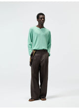 Linen Cotton Loose Long Sleeve Tee