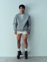 Spilled Milk Print Vintage Hoodie