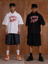 Men's Black White Graphic Vintage Hoodies