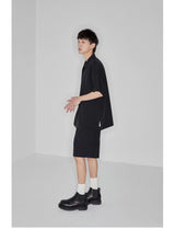 Plaid Multi-Pocket Elastic Waist Shorts