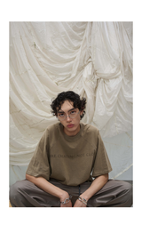 Washed Vintage Printed Slogan Tee