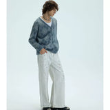 Two Tone Faux Fur Plaid Cardigan