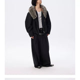 Waterproof Detachable Fox Fur Padded Coat
