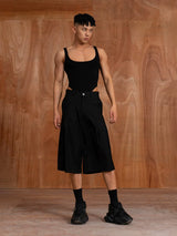 Black Backless Stretchy Shapewear Tank Bodysuits