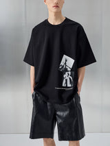 Oversized Heavyweight Double Yarn Printed Tee