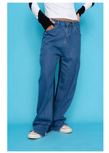 Men's Colorblock Wide Leg Jeans