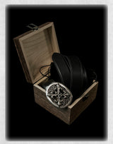 Dark Iris Silver Vintage Cowhide Belt