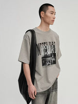 300G Double Yarn Printed Tee