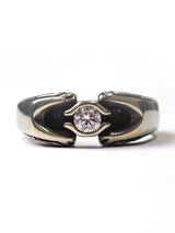 Handmade Distressed Gothic Honeysuckle Ring
