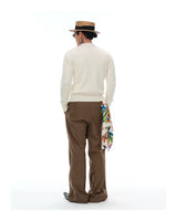 Solid Merino Wool Slim Cardigan