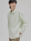 Basic Embroidered Pima Cotton Blend Shirt