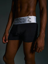 Men's Embroidered Horse Double Waistband Boxers
