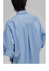 Basic Embroidered Pima Cotton Blend Shirt
