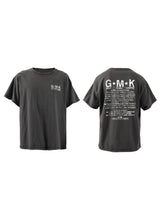 Washed Distressed Vintage Wide Neck Tees