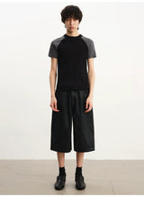 Half-zip Raglan Sports Breathable Tee