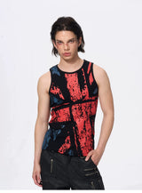 Men's Union Jack Print Cotton Tank