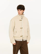 Tip-dyed Toscana PU Harrington Jacket