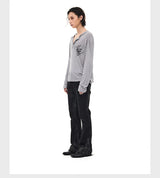 Merino Tencel Wool Henley Tee