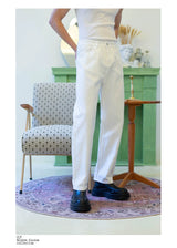 Men's Vintage White Wide Leg Jeans