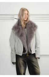 Men's Winter Detachable Rabbit Fur Coat
