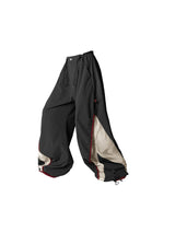 Contrast Paneled Double Cuffed Nylon Pants