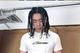 Motorcycle Graphic Print Cotton Tee