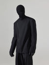 Black Loose Men's Suit Coat