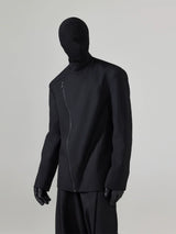Black Loose Men's Suit Coat