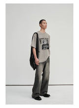 300G Double Yarn Printed Tee