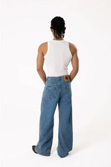 Men's Blue Gradient Distressed Jeans