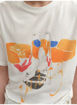 Juicy Digital Print Wool Tencel Tee