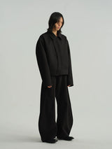 Two-Tone Wide Leg Machete Pants