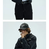 Chained Short Mock Neck Puffer Coat