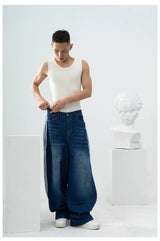 Men's Slim Striped Ribbed Knit Vest