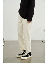 Vintage Herringbone Elastic Waist Cargo Pants